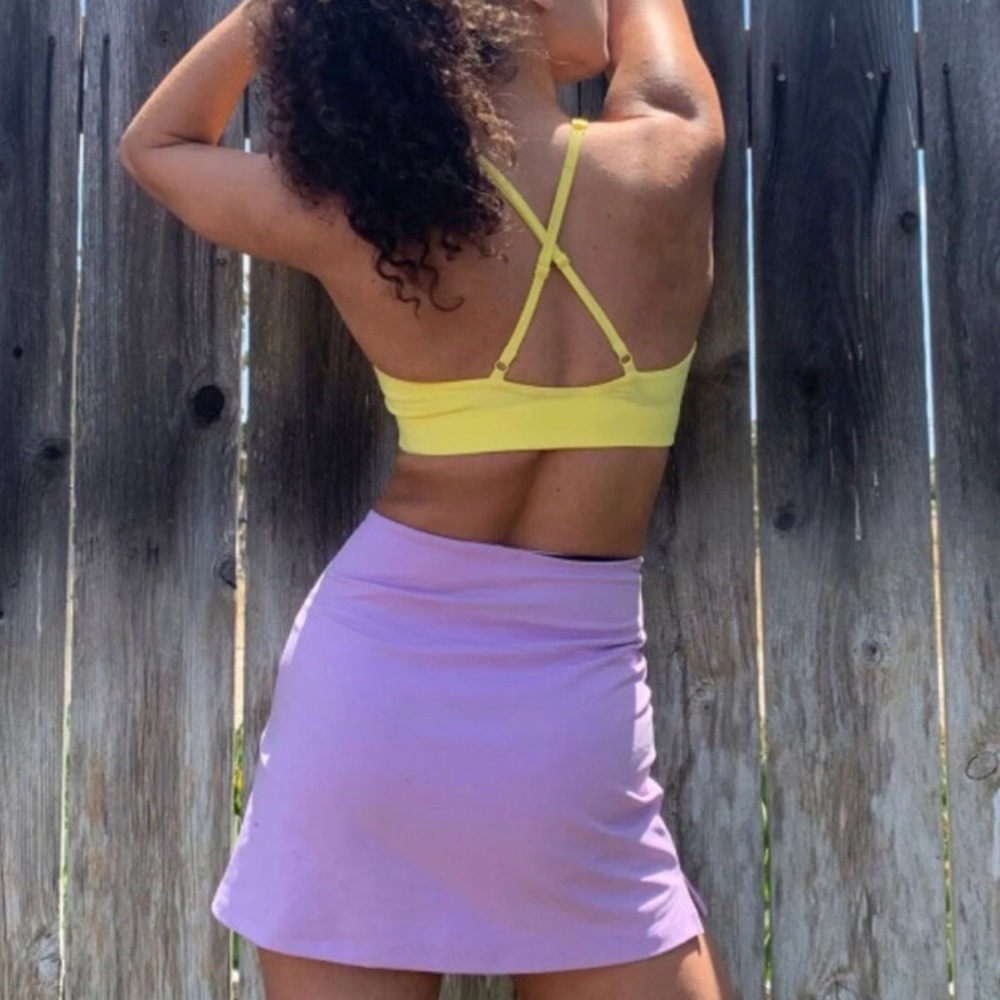 Girlfriend Collective Skort Lilac size L